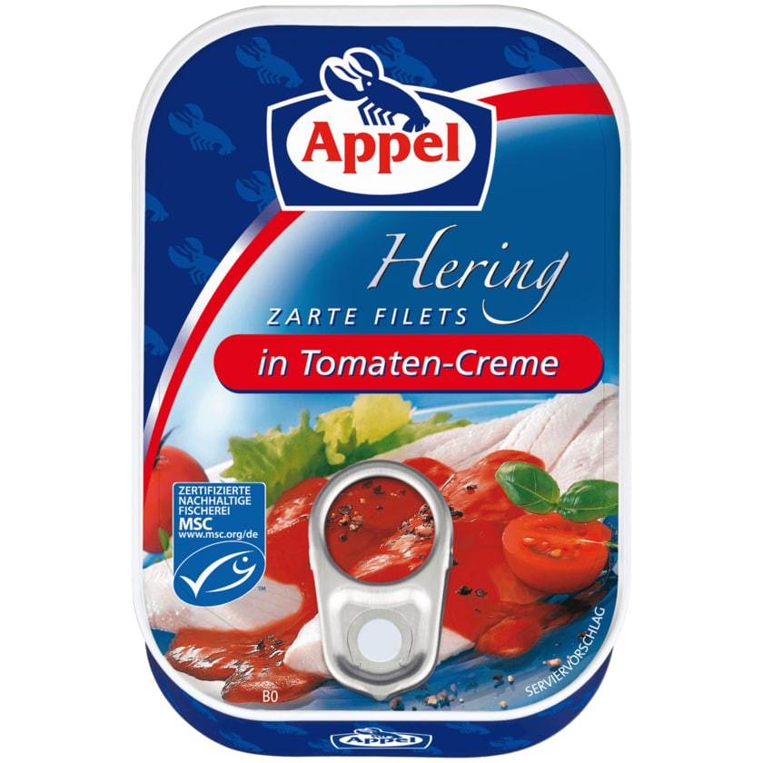Appel MSC Heringsfilets in Tomaten-Creme 100g